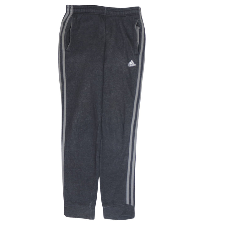 Adidas Men's Grey Jogger Trousers S Regular Fit Fleece