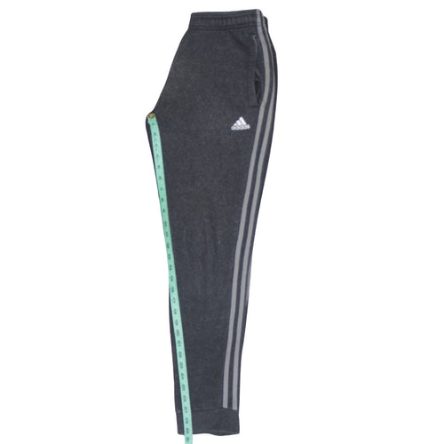 Adidas Men's Grey Jogger Trousers S Regular Fit Fleece