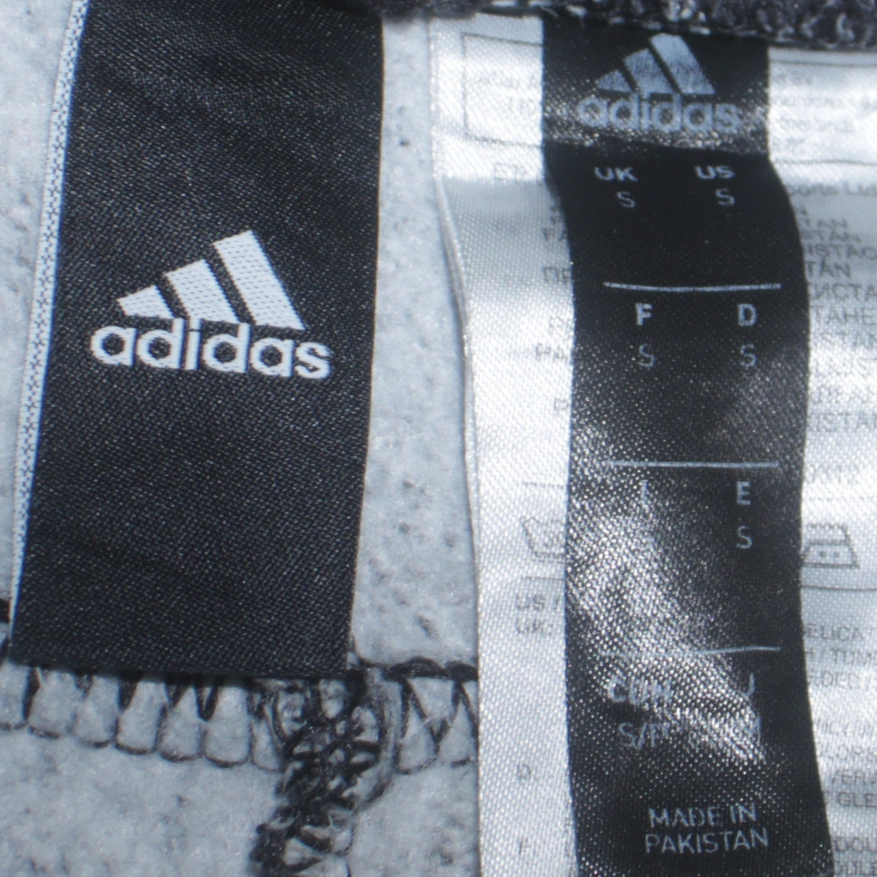 Adidas Men's Grey Jogger Trousers S Regular Fit Fleece
