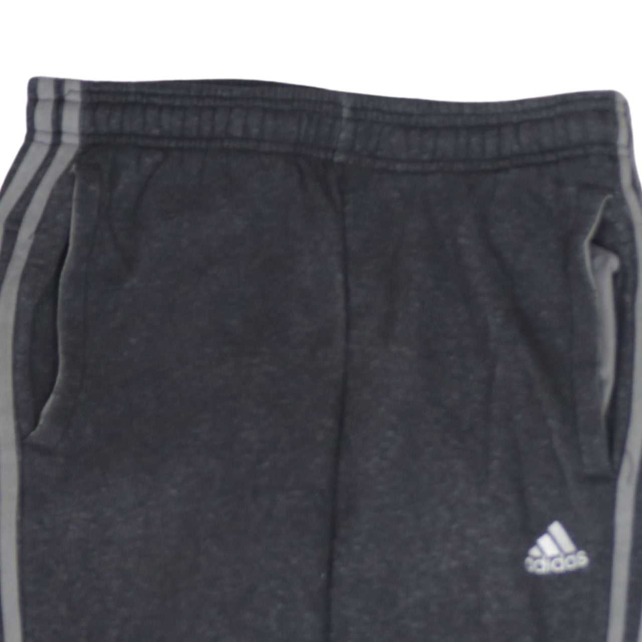 Adidas Men's Grey Jogger Trousers S Regular Fit Fleece