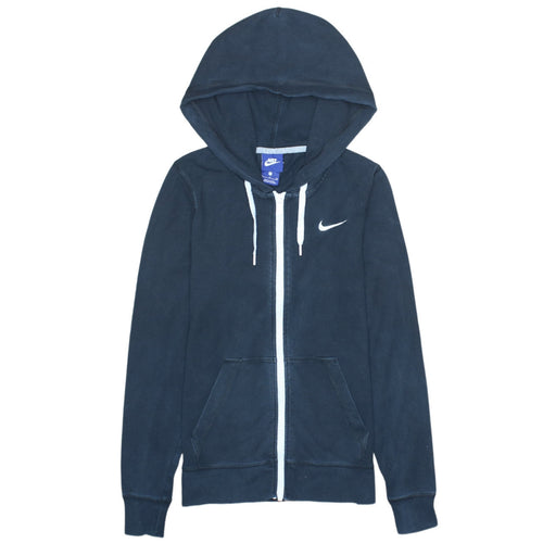 Nike Women's Black Full Zip Hoodie Size S Lightweight Fleece