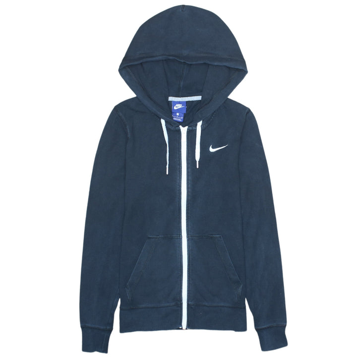 Nike Women's Black Full Zip Hoodie Size S Lightweight Fleece