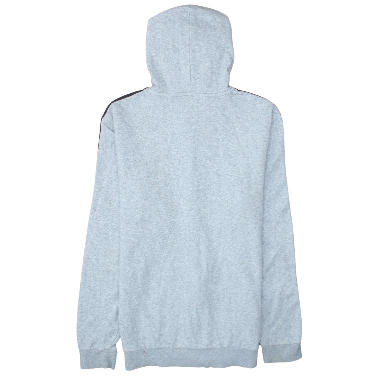 Adidas Men's Grey Full Zip Hoodie Size M Sports Hooded Sweatshirt