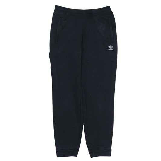 Adidas Men Black Fleece Jogger Trousers Size M Casual Sportswear