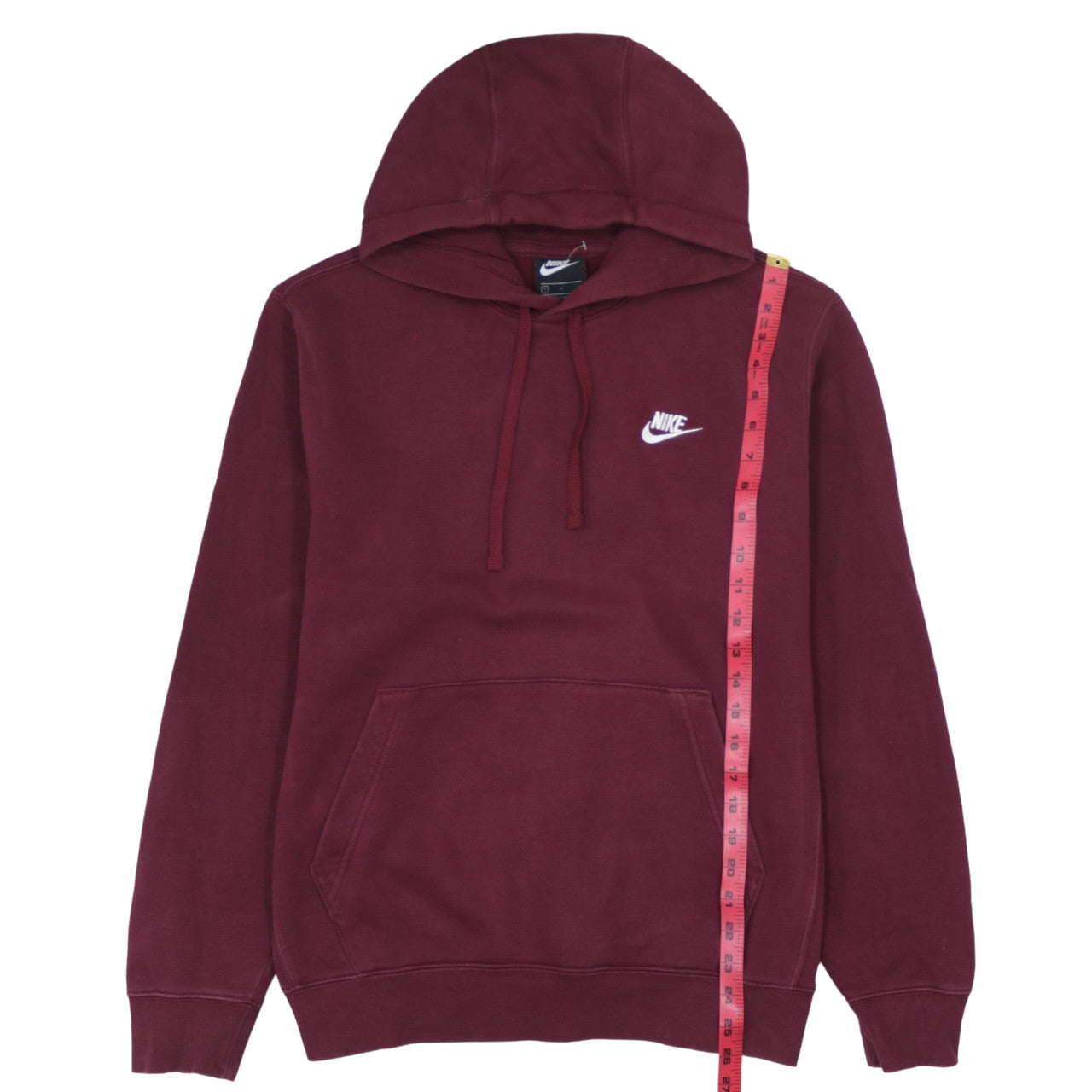 Nike Men's Red Pullover Hoodie Sweatshirt Size S Regular Fit
