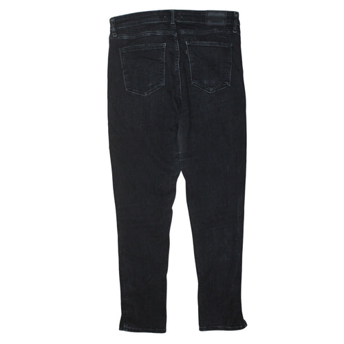 Levi's Women's Black High Rise Skinny Fringe Hem Jeans Size 31