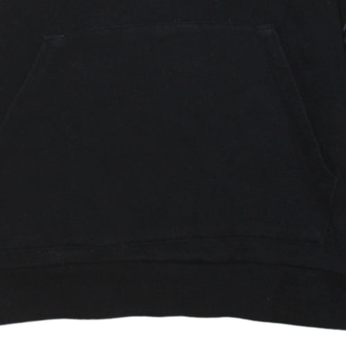 Emporio Armani EA7 Boys Black 10 Years 1/2 Zip Hoodie Sweatshirt