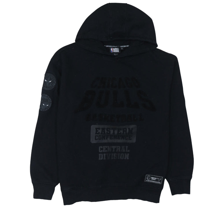 NBA Chicago Bulls Men's Black Large Pullover Hoodie