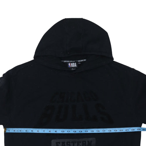 NBA Chicago Bulls Men's Black Large Pullover Hoodie