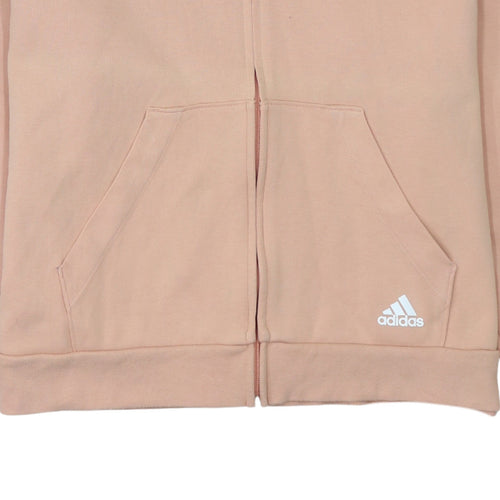 Adidas Women’s Pink Full Zip Hoodie XL - Hooded Sweatshirt Casual