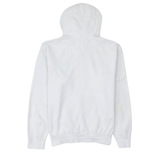Nike Men’s White Pullover Hoodie M Sports Fleece Sweatshirt