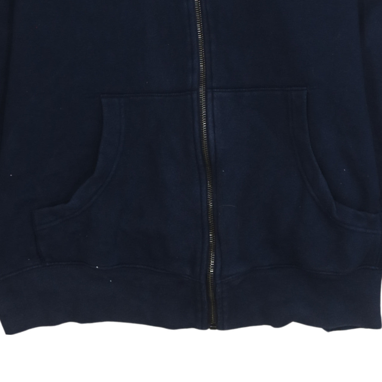 Tommy Hilfiger Men's Blue Full Zip Hoodie M Logo Embroidered Classic