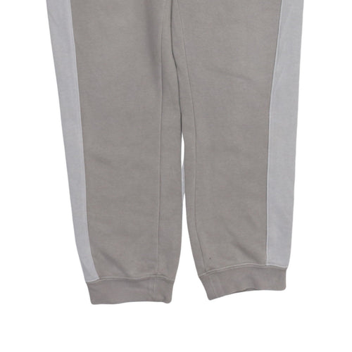 Nike Women Grey Jogger Sweatpants M Tapered Fit Fleece Trousers