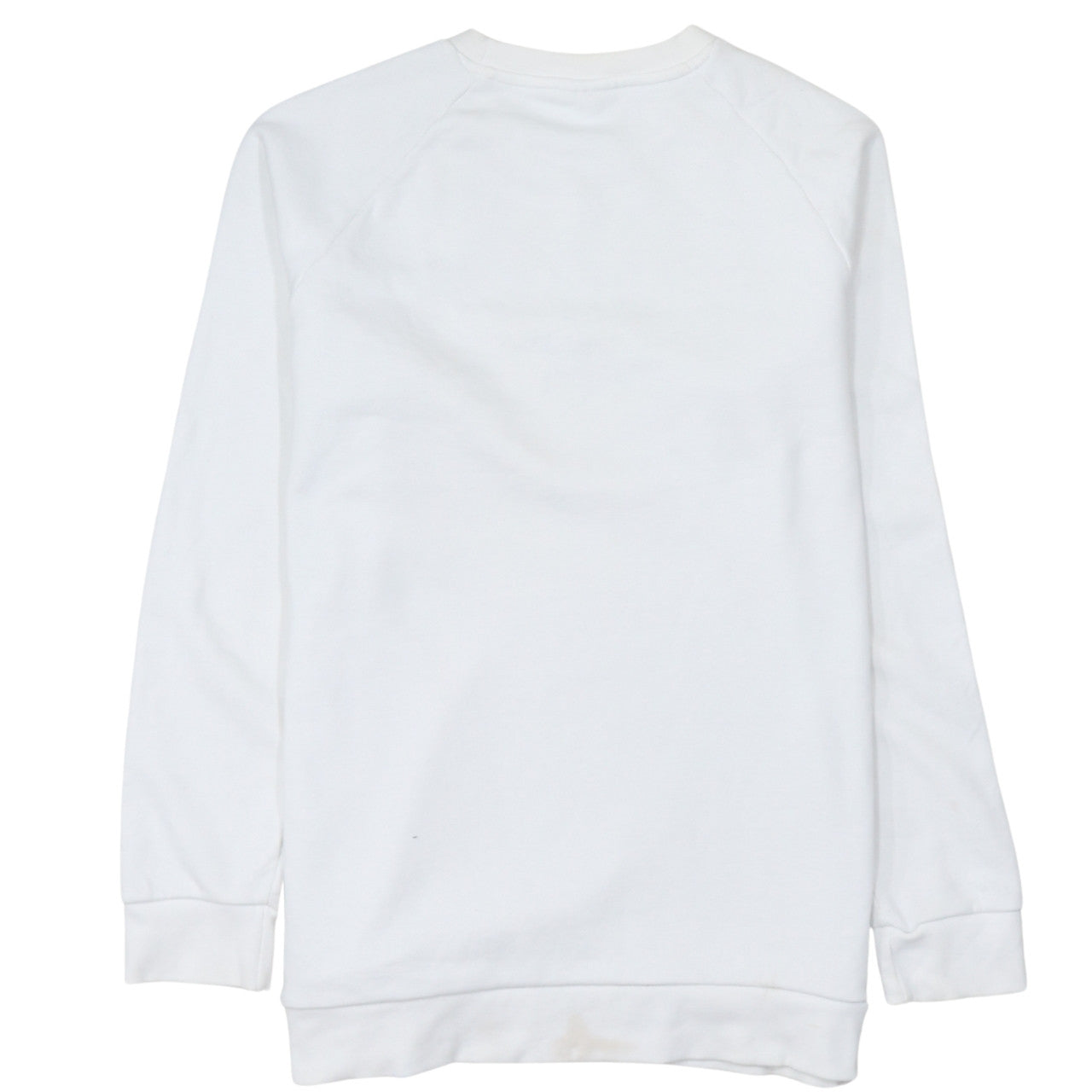 Adidas Men's White Crew Neck Pullover Sweatshirt Size M