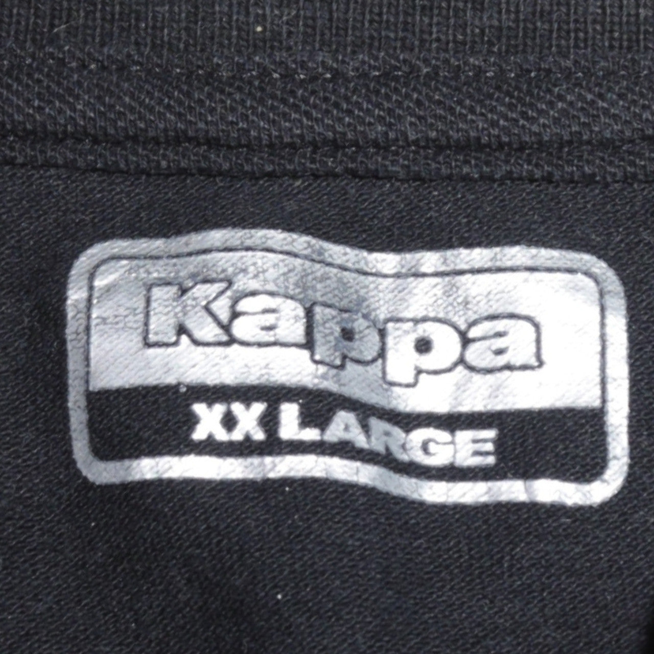 Kappa Men's Black 2XL Polo Shirt Short Sleeve Collared Cotton Top