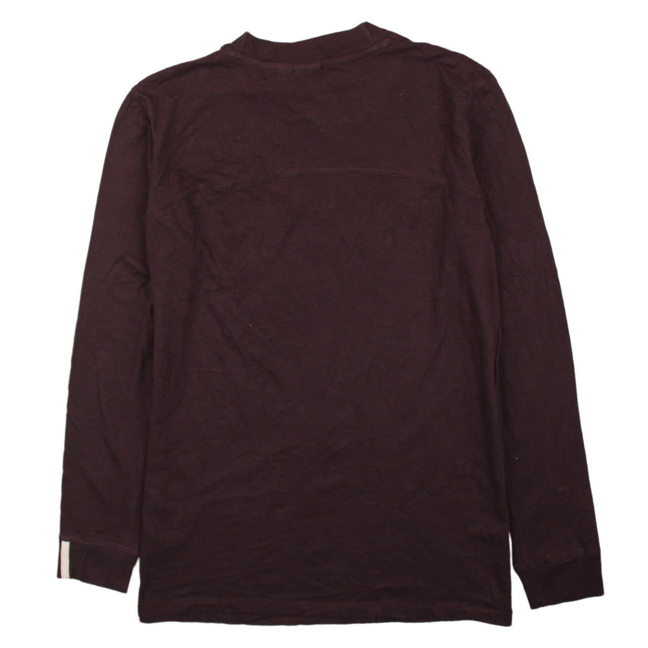 Adidas Brown Long Sleeve Womens Size 10 Cotton Crew Neck Active Top