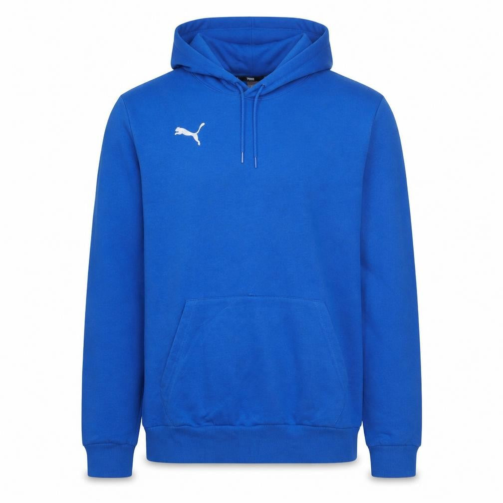 Front view of Puma Men's Blue XL Pullover Hoodie Fleece Sweatshirt