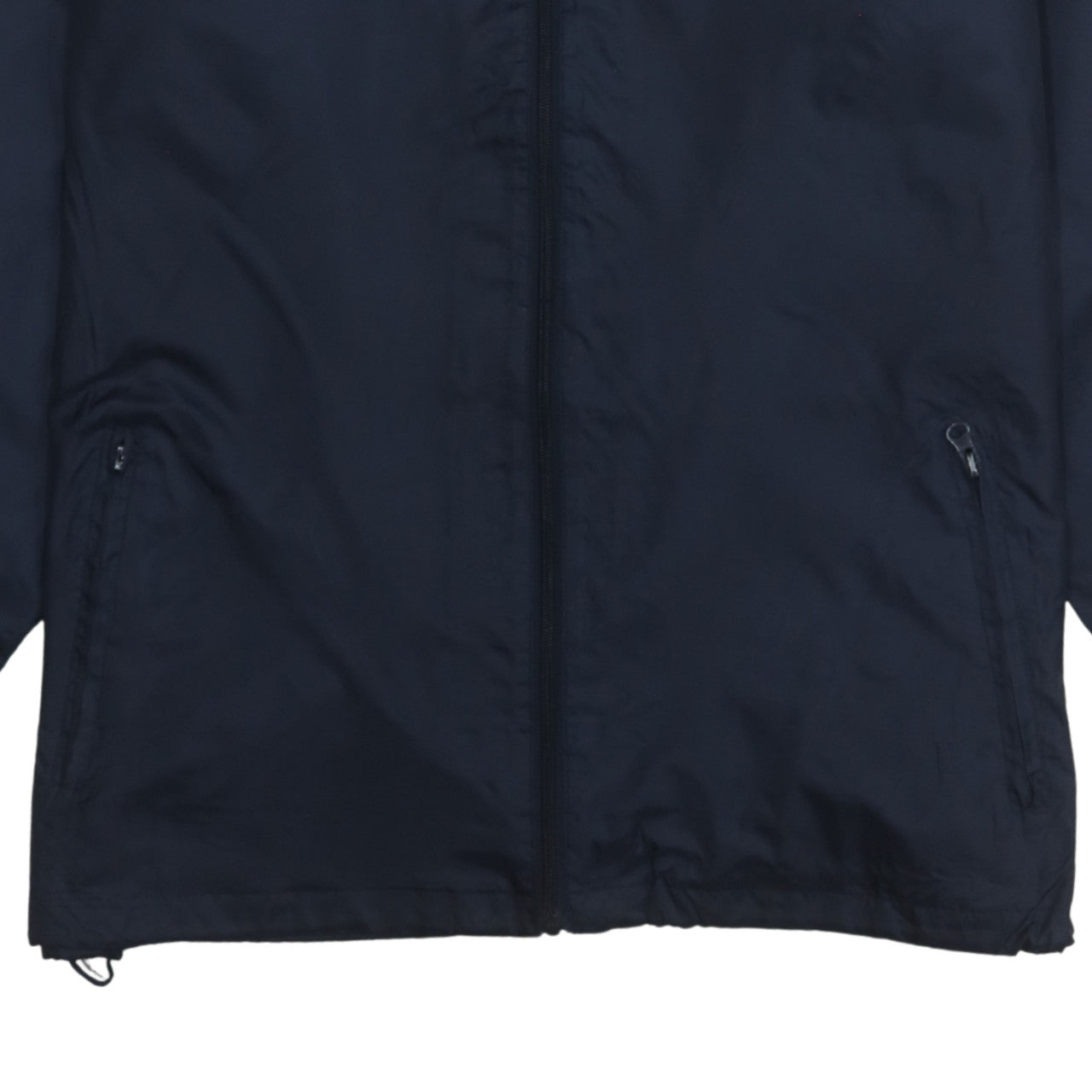 Diadora Men's Blue Hooded Windbreaker Jacket Size M