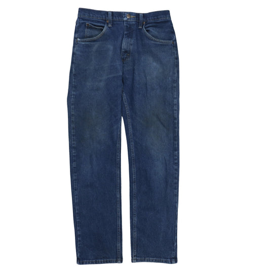 Wrangler Men's Blue 30x32 Straight Fit Denim Jeans