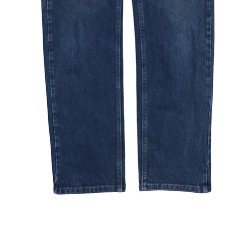Wrangler Men's Blue 30x32 Straight Fit Denim Jeans