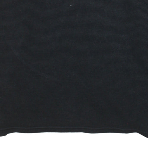 Polo Ralph Lauren Men's Black Long Sleeve Cotton Crew Neck T-Shirt L