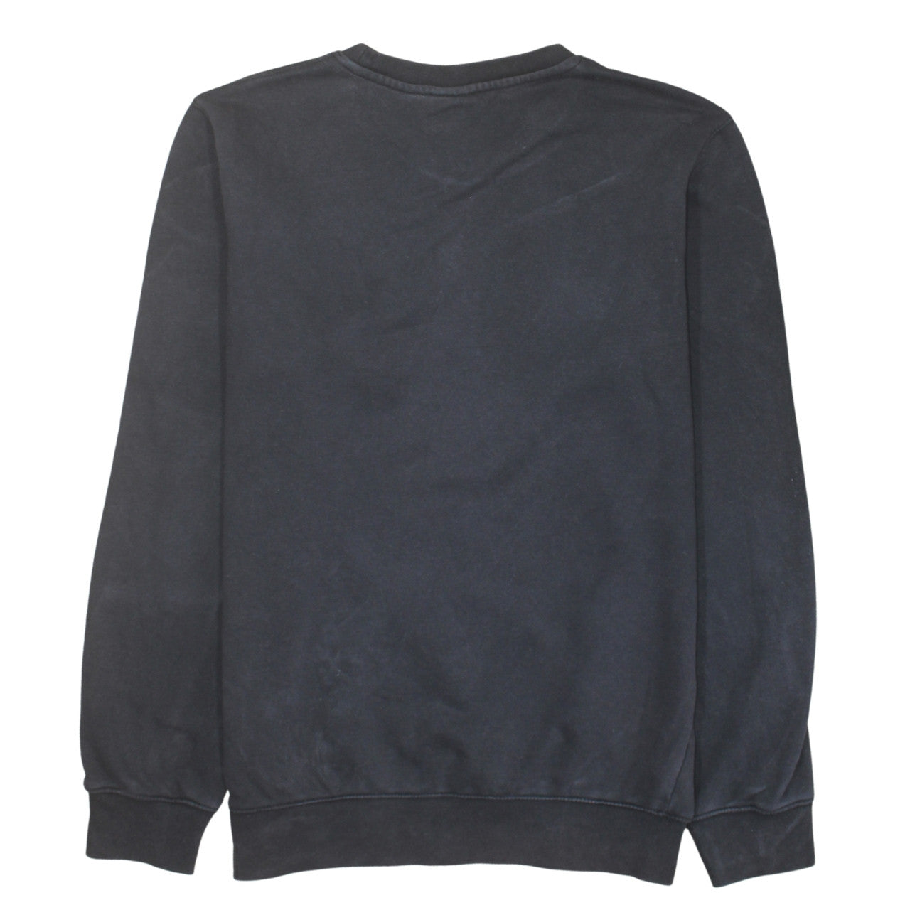 Champion Men's Black Crew Neck Logo Sweatshirt Medium