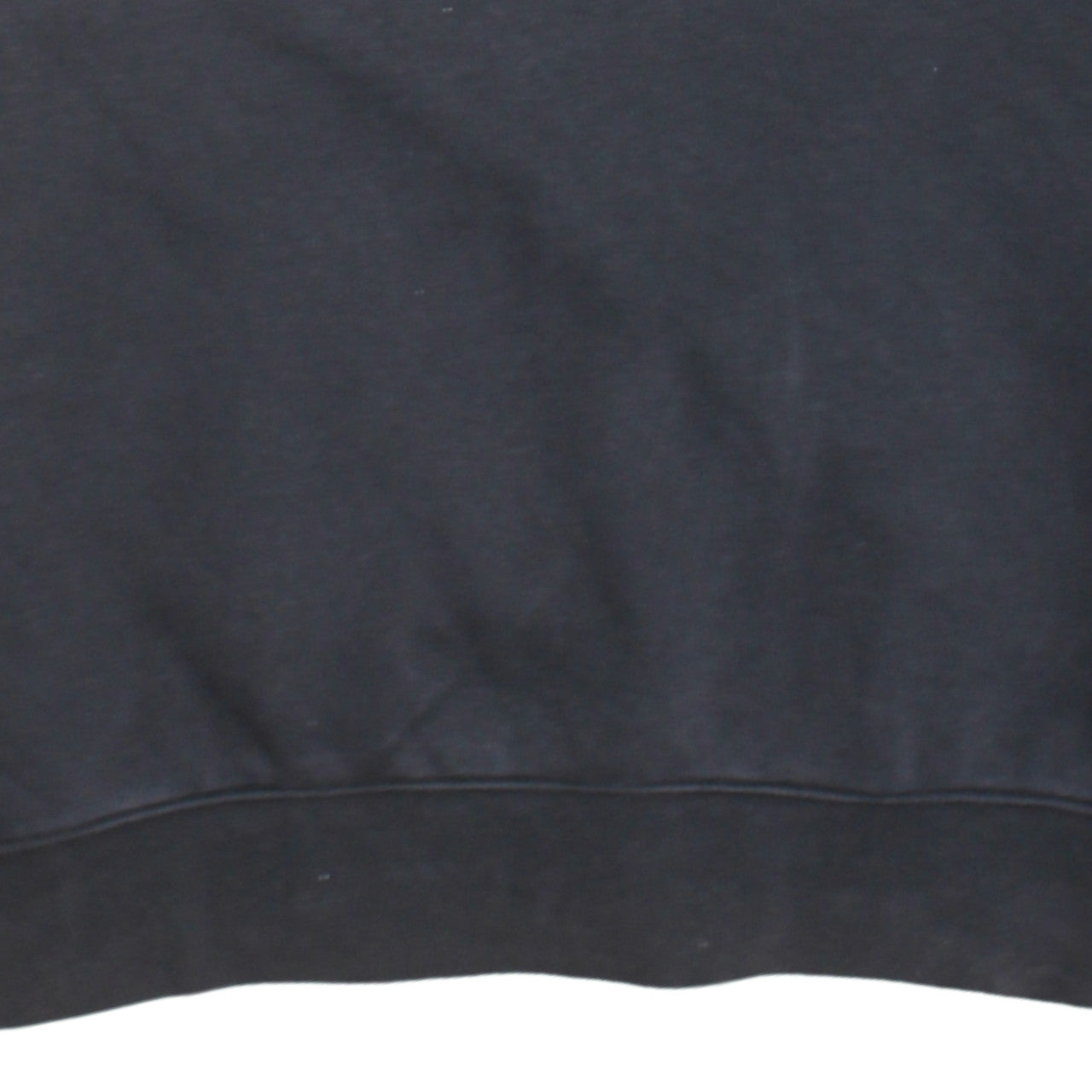 Champion Men's Black Crew Neck Logo Sweatshirt Medium