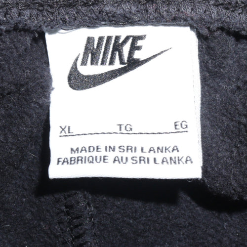 Nike Men's Black XL Joggers Fleece Sweatpants Tapered Fit