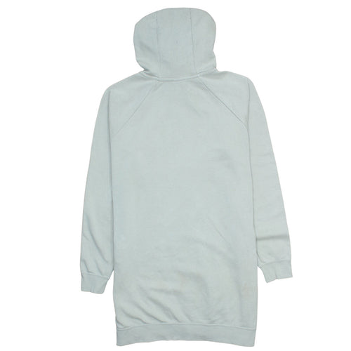 Nike Womens Beige Hooded Pullover Sweatshirt Dress Size M
