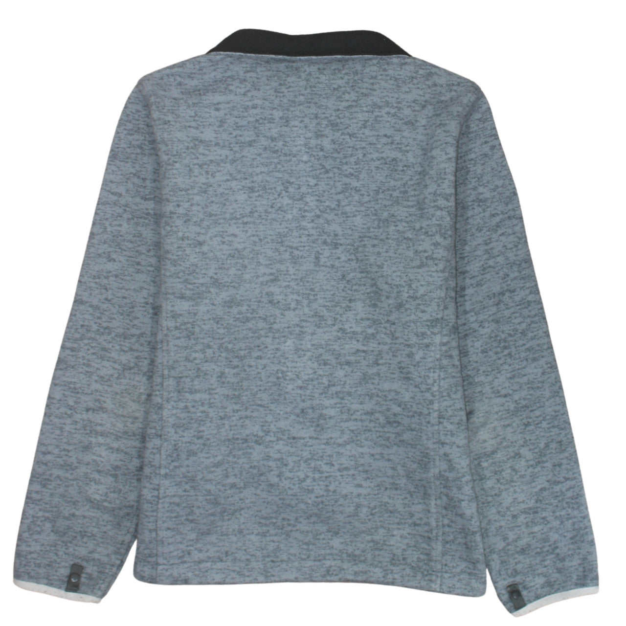 The North Face Women's Grey Fleece Full Zip Jacket Size L
