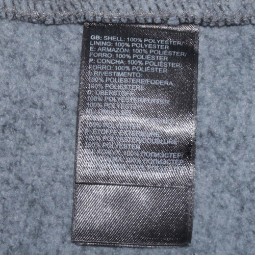 The North Face Women's Grey Fleece Full Zip Jacket Size L