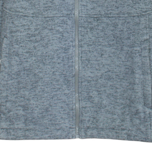 The North Face Women's Grey Fleece Full Zip Jacket Size L