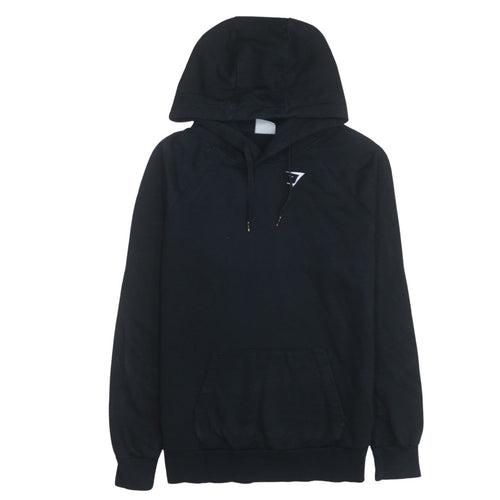 Gymshark Womens Black Pullover Hoodie Small Hooded Sweatshirt