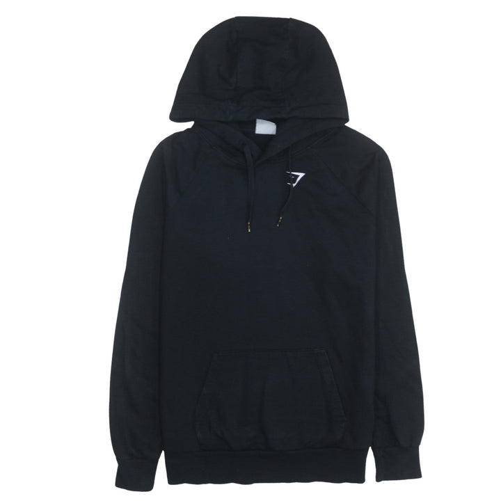 Gymshark Womens Black Pullover Hoodie Small Hooded Sweatshirt