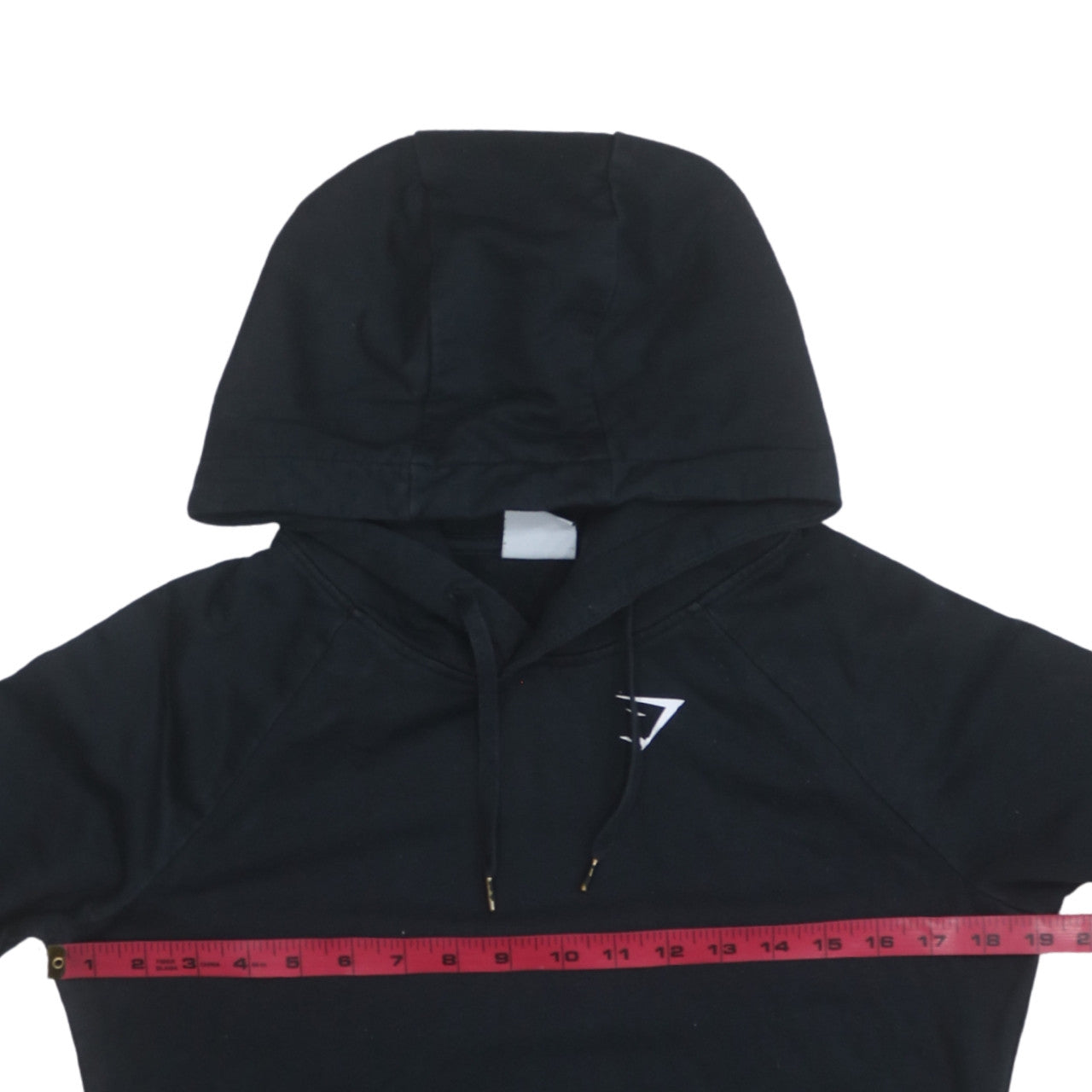 Gymshark Womens Black Pullover Hoodie Small Hooded Sweatshirt