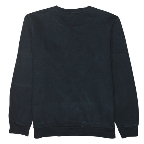 Puma Men's Black Crew Neck Logo Pullover Sweatshirt Size M