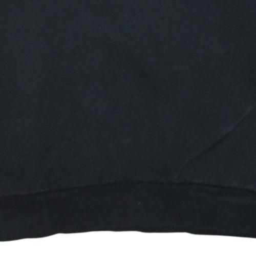 Puma Men's Black Crew Neck Logo Pullover Sweatshirt Size M