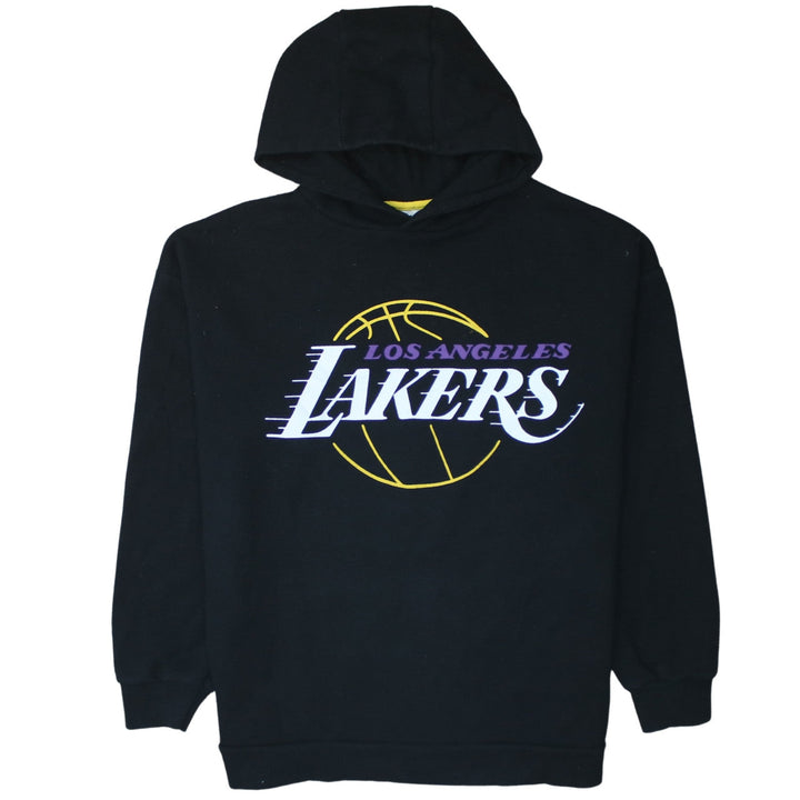 NBA Boys Black Los Angeles Lakers Pullover Hoodie 14-15 Years Fleece Lined