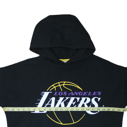 NBA Boys Black Los Angeles Lakers Pullover Hoodie 14-15 Years Fleece Lined