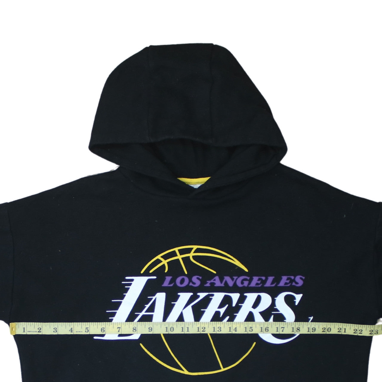 NBA Boys Black Los Angeles Lakers Pullover Hoodie 14-15 Years Fleece Lined