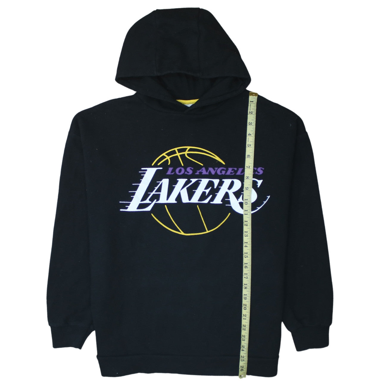NBA Boys Black Los Angeles Lakers Pullover Hoodie 14-15 Years Fleece Lined