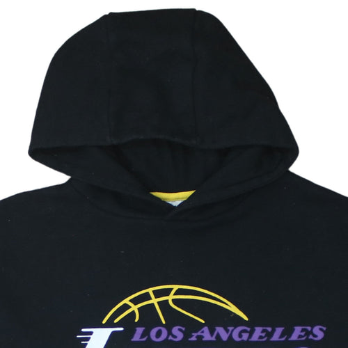 NBA Boys Black Los Angeles Lakers Pullover Hoodie 14-15 Years Fleece Lined