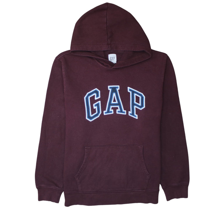 GAP Men’s Brown XL Pullover Logo Hoodie Cotton Fleece