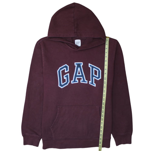 GAP Men’s Brown XL Pullover Logo Hoodie Cotton Fleece