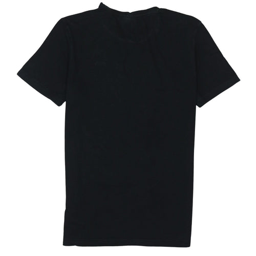 Fila Men's Black Cotton Crew Neck Short Sleeve T-Shirt Size S