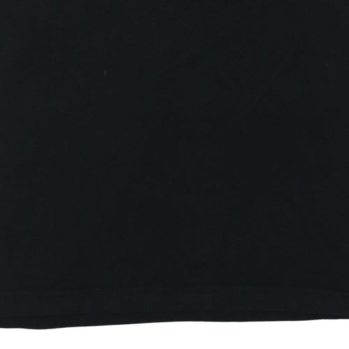 Fila Men's Black Cotton Crew Neck Short Sleeve T-Shirt Size S