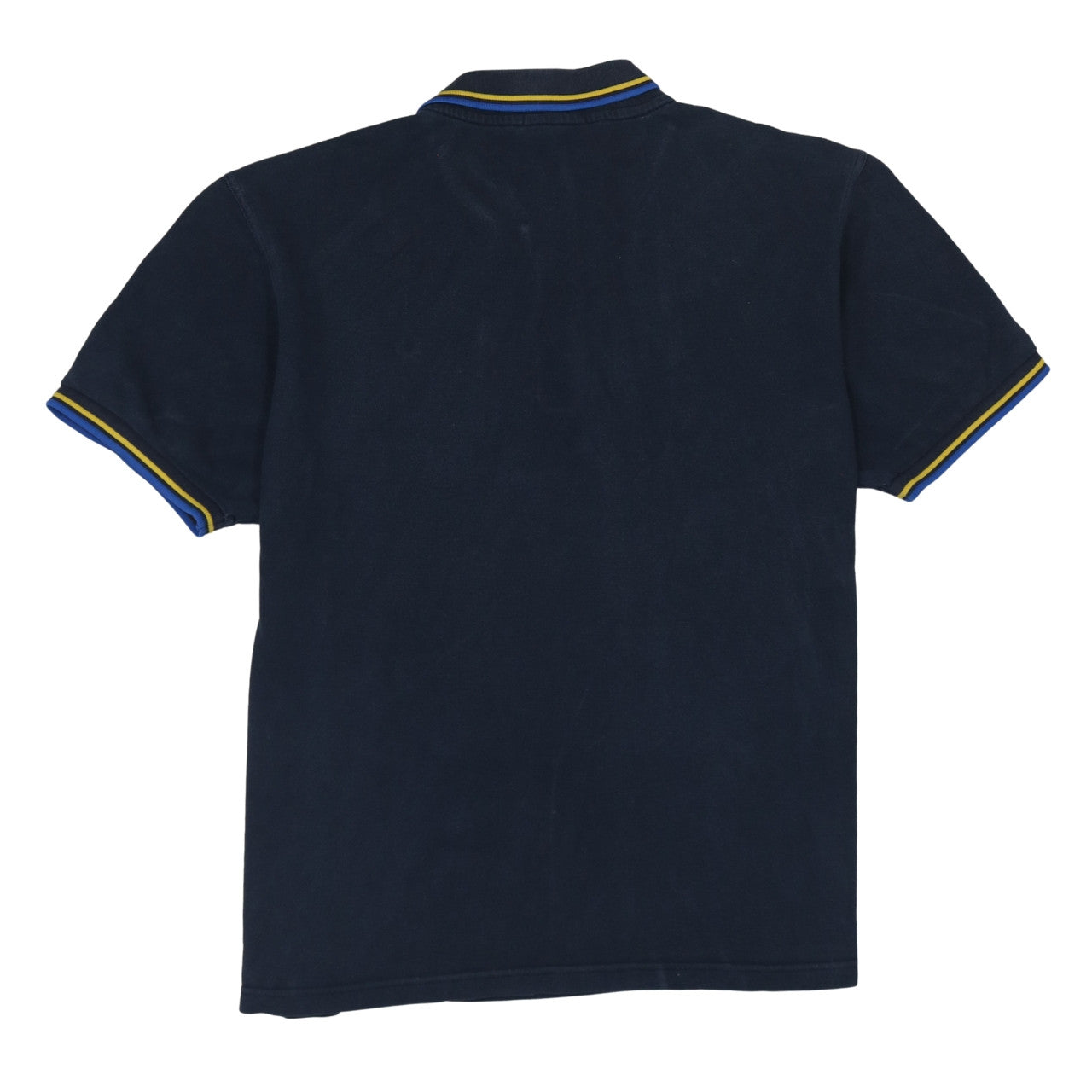 Fred Perry Men's Blue XL Collared Cotton Short Sleeve Polo Shirt