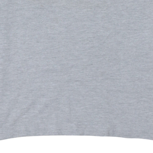 Kappa Men's Grey Cotton Short Sleeve Polo Shirt Size L