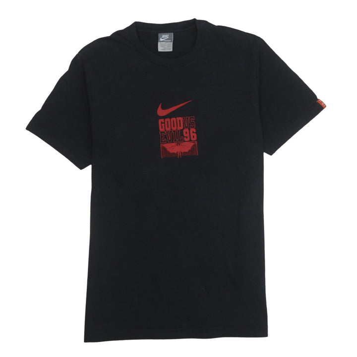 Nike Men's Black 'Good vs Evil 96' Graphic Vintage T-Shirt L