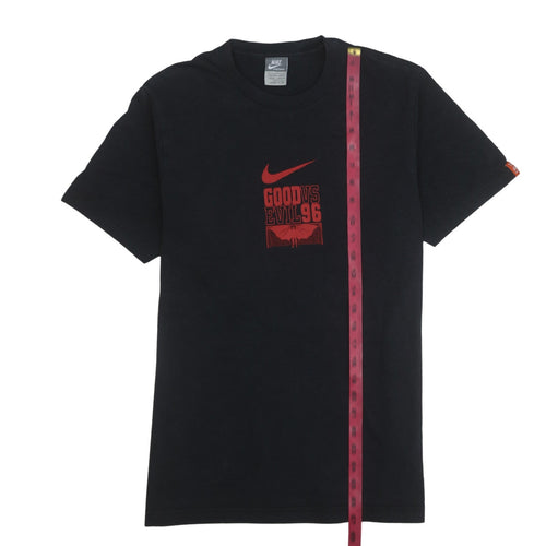 Nike Men's Black 'Good vs Evil 96' Graphic Vintage T-Shirt L
